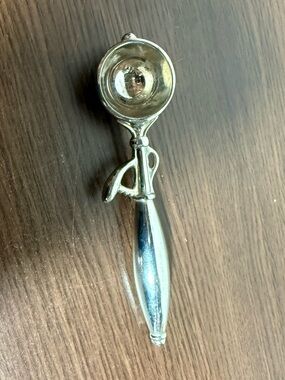 PartyLite Silver Plate Ice Cream Scoop Candle Snuffer